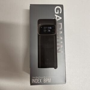 NEW Garmin Index BPM WiFi Smart Blood Pressure Monitor Cuff 010-02464-00 Black